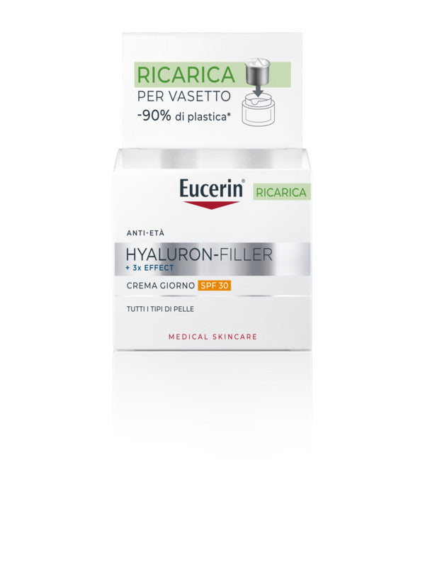 EUCERIN HYALURON-FILLER + 3X EFFECT CREMA GIORNO SPF30 RICARICA 50 ML