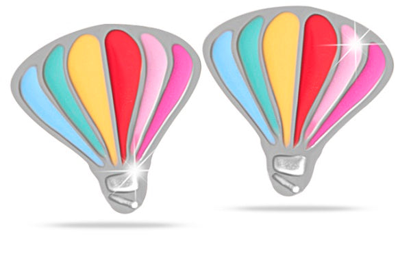MJ POST 491 ORECCHINO DEFINITIVO MEDICAL JEWELS MONGOLFIERA COLOR