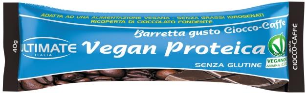 ULTIMATE BARR VEGAN PROTEICA CIOCCO CAFFE' 1 PEZZO 40 G