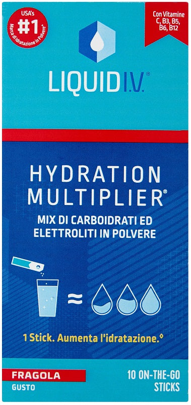 LIQUID IV HYDRATION MULTIPLIER FRAGOLA 10 STICK