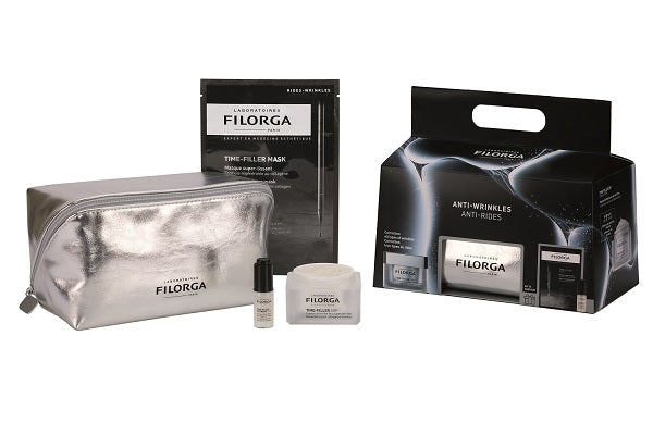FILORGA XMAS 2026 COFFRET ANTI WRINKLES TIME FILLER INTENSIVE 5 XP + TIME FILLER MASK +TIME FILLER 5 XP CORRECTION CREAM + TROUSSE