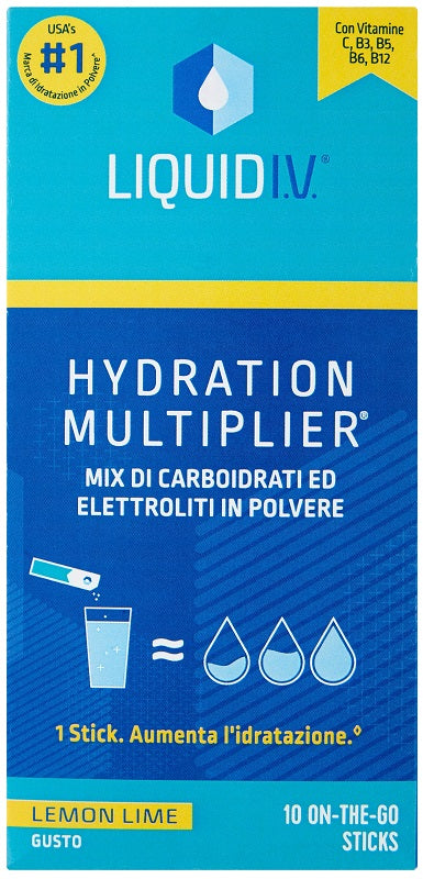 LIQUID IV HYDRATION MULTIPLIER LEMON LIME 10 STICK
