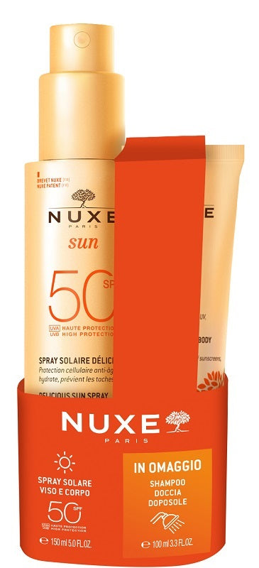 NUXE SUN OLIO SPF50 150 ML + SHAMPOO DOCCIA DOPOSOLE 100 ML