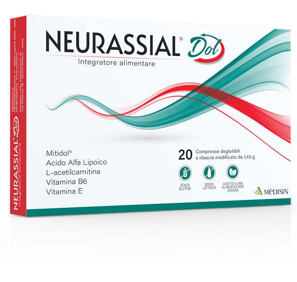NEURASSIAL DOL 20 COMPRESSE DEGLUTIBILI A RILASCIO MODIFICATO 1,43 G SENZA GLUTINE SENZA LATTOSIO
