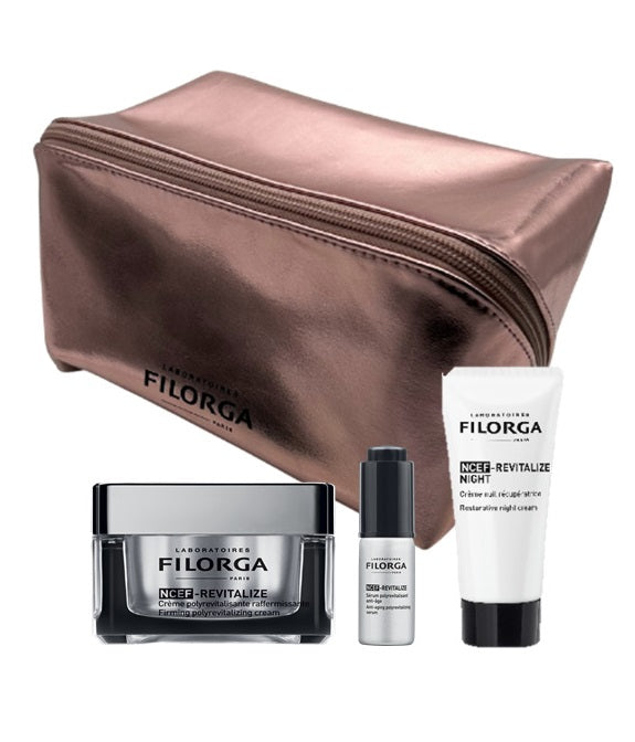 FILORGA XMAS 2026 COFFRET REVITALIZATION NCEF REVITALIZE SERUM + NCEF REVITALIZE CREAM + NCEF REVITALIZE MASK + TROUSSE