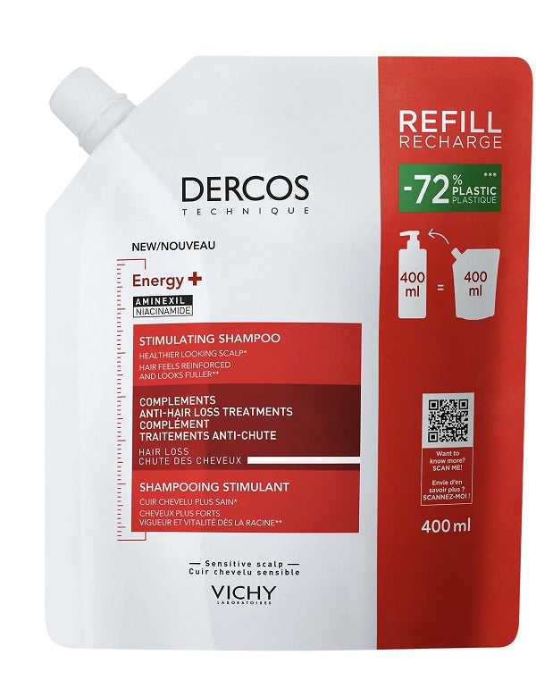 DERCOS TECHNIQUE SHAMPOO ENERGIZZANTE REFILL 400 ML
