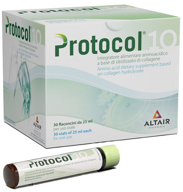 PROTOCOL 10 G 30 FLACONCINI DA 25 ML CON ZUCCHERO ED EDULCORANTI