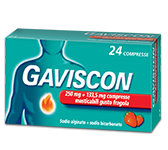 GAVISCON*24CPR FRAG250+133,5MG
