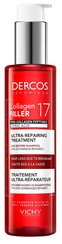 DERCOS COLLAGEN 17 FILLER TRATTAMENTO PRE SHAMPOO 150 ML