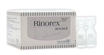 FIALA PER AEROSOL RINOREX BICARBONATO 25 FIALE 3 ML