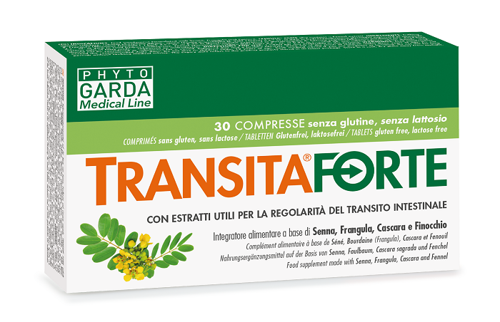TRANSITA FORTE 30 COMPRESSE DA 400 MG SENZA GLUTINE NATURALMENTE PRIVO DI LATTOSIO