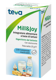 MILL&JOY TEVA A BASEDI LATTASI 100 COMPRESSE MASTICABILI