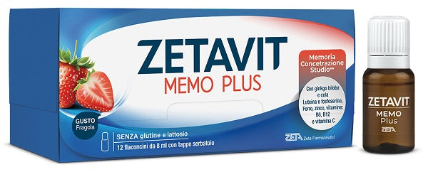 ZETAVIT MEMO PLUS 12 FLACONCINI 8 ML