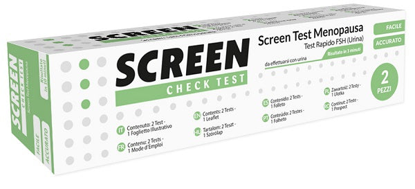 SCREEN TEST RAPIDO FSH/MENOPAUSA URINA 2 PEZZI