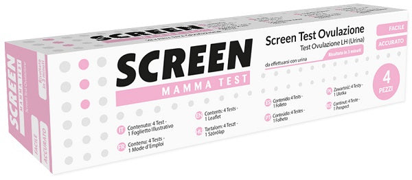 SCREEN TEST RAPIDO OVULAZIONE SCREEN 4 PEZZI