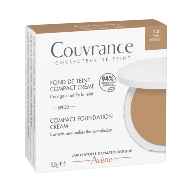 AVENE COUVRANCE FONDOTINTA COMPATTO MIELE
