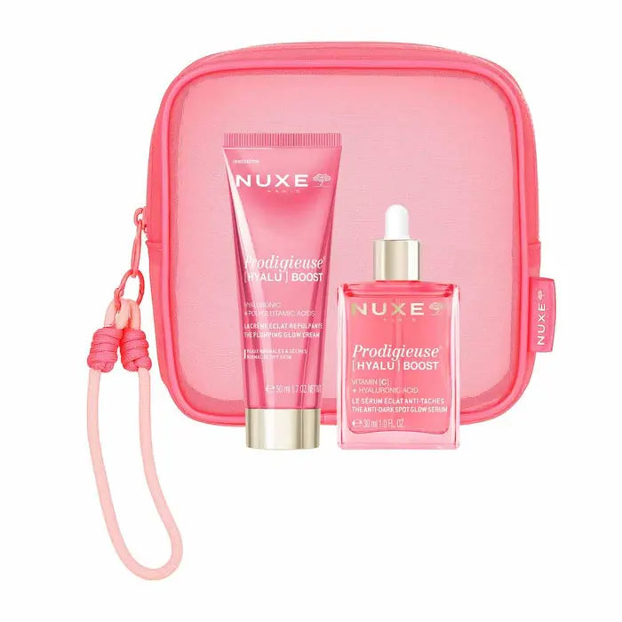 NUXE HYALU BOOST KIT 1 PRODIGIEUSE BOOST SIERO ILLUMINANTE VITAMINA C 30 ML + 1 PRODIGIEUSE BOOST CREMA ILLUMINANTE RIMPOLPANTE 50 ML