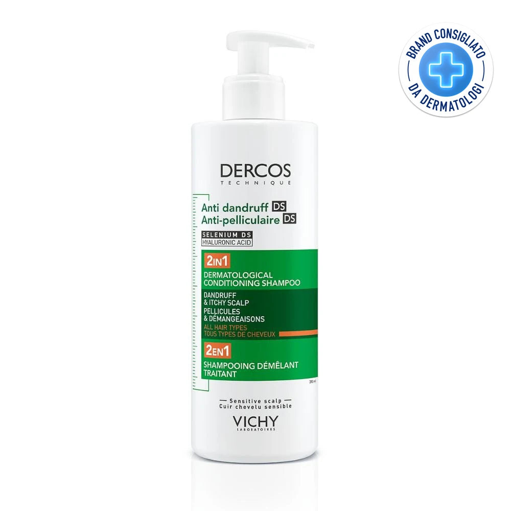 DERCOS TECHNIQUE ANTI DANDRUFF SHAMPOO 2IN1 400 ML