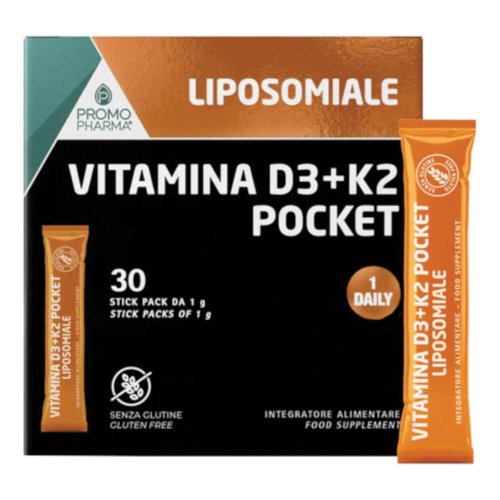 VITAM D3+K2 LIPOS POCKET 30 STICK DA 1 G