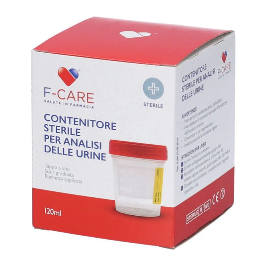 CONTENITORE STERILE F CARE PER LA RACCOLTA URINA 120 ML