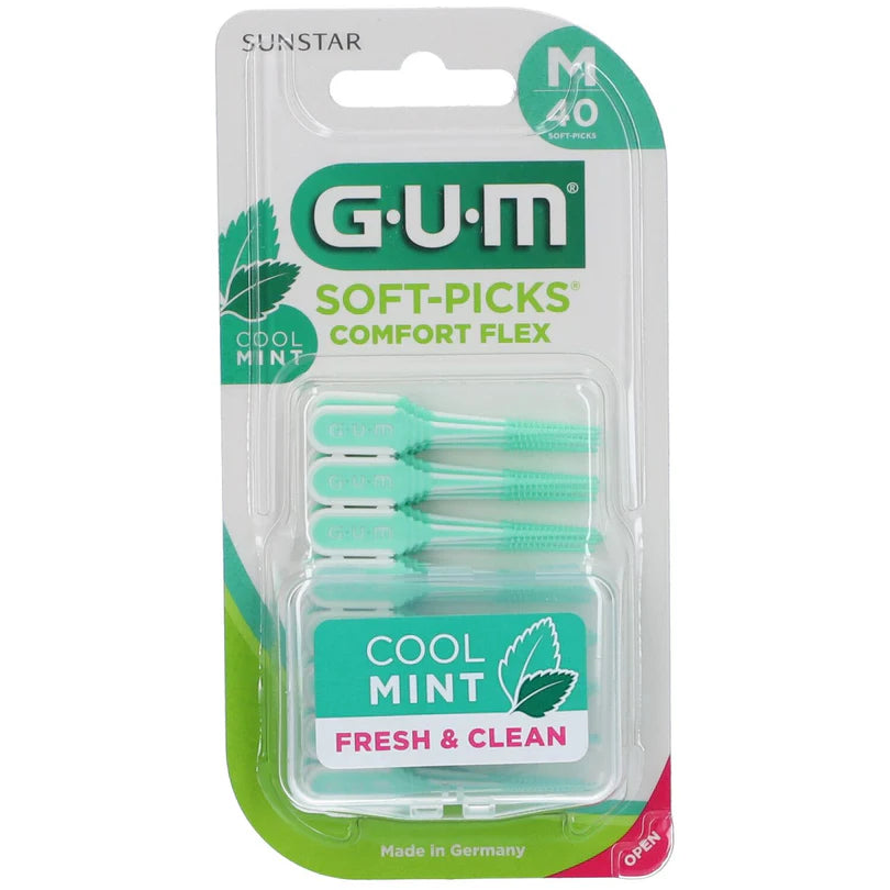 GUM SOFT PICK COMFORT FLEX COOL MINT REGULAR SCOVOLINI 40 PEZZI