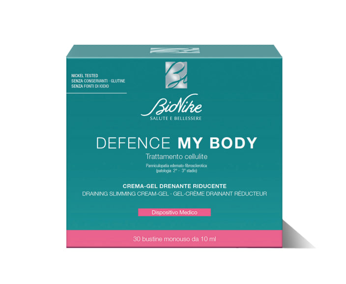 CREMA GEL DRENANTE RIDUCENTE DEFENCE MY BODY 30 BUSTINE DA 10 ML