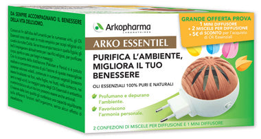 ARKO ESSENTIEL KIT DIFFUSORE + 2 OLI ESSENZIALI
