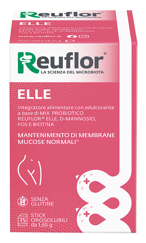 REUFLOR ELLE 15 STICK OROSOLUBILI DA 1,65 G SENZA GLUTINE