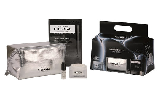 FILORGA XMAS 2026 COFFRET ANTI WRINKLES TIME FILLER INTENSIVE 5 XP + TIME FILLER MASK +TIME FILLER 5 XP CORRECTION CREAM + TROUSSE