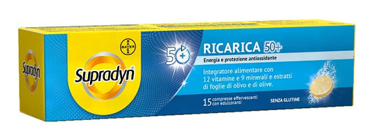 SUPRADYN RICARICA 50+ 15 COMPRESSE EFFERVESCENTI