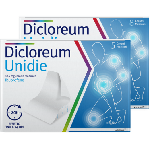 DICLOREUM UNIDIE*5CER 136MG24H