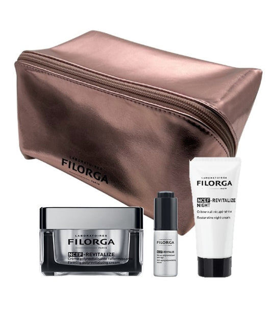 FILORGA XMAS 2026 COFFRET REVITALIZATION NCEF REVITALIZE SERUM + NCEF REVITALIZE CREAM + NCEF REVITALIZE MASK + TROUSSE