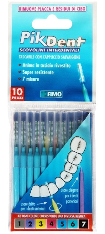 PIKDENT STUZZICOLINO 1 GRIGIO 10 PEZZI