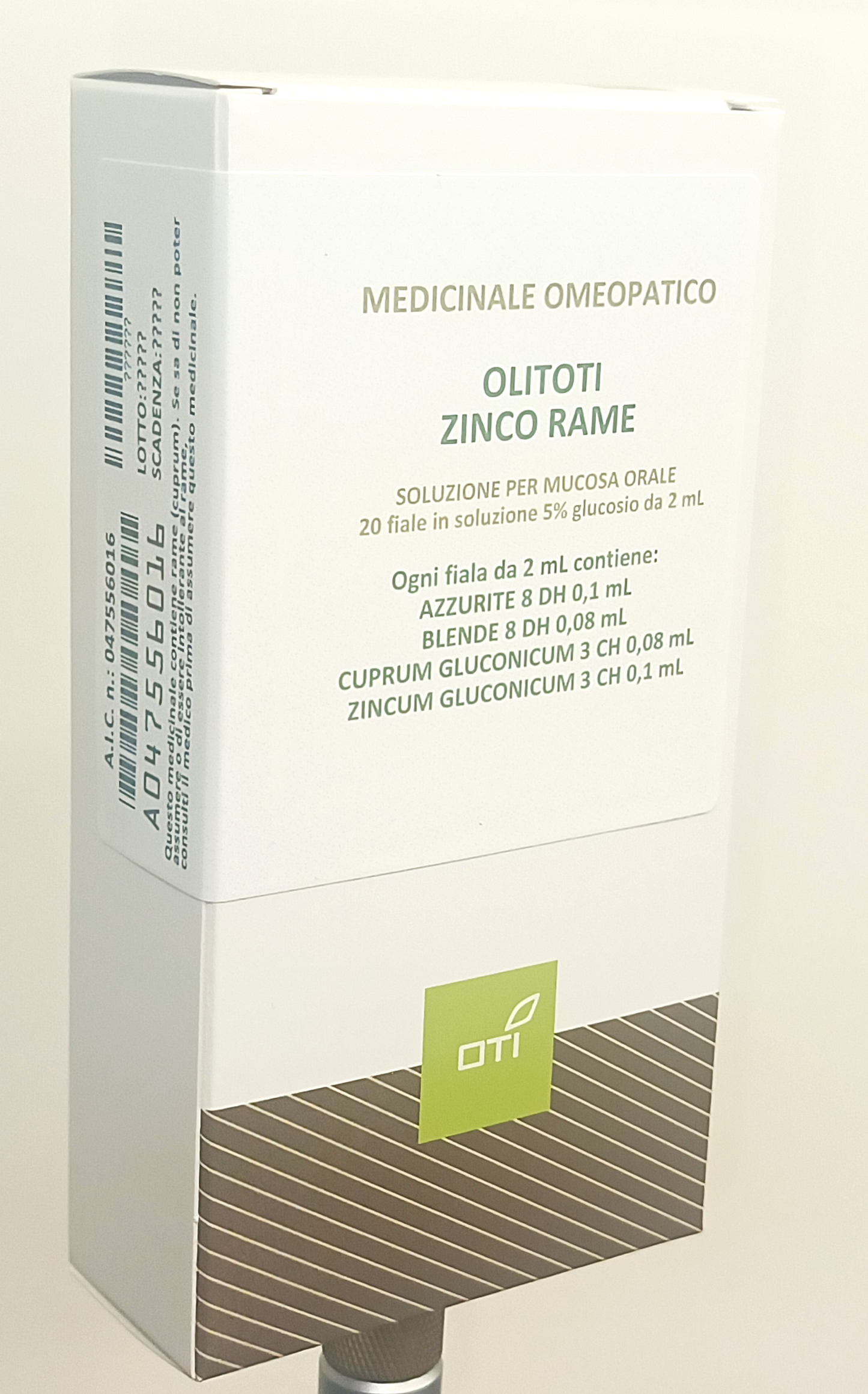 OLITOTI ZINCO RAME*OS 20F 2ML