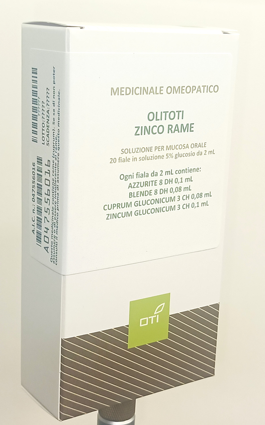 OLITOTI ZINCO RAME*OS 20F 2ML