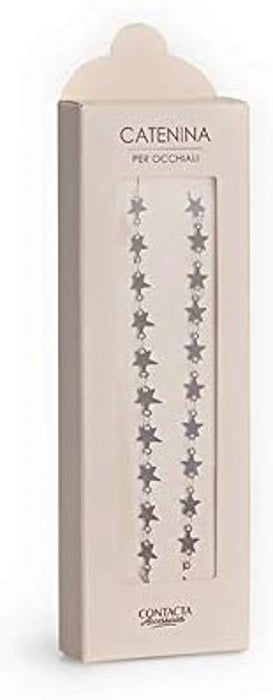 CONTACTA CATENINA OCCHIALI STELLE/ORO 1 PEZZO