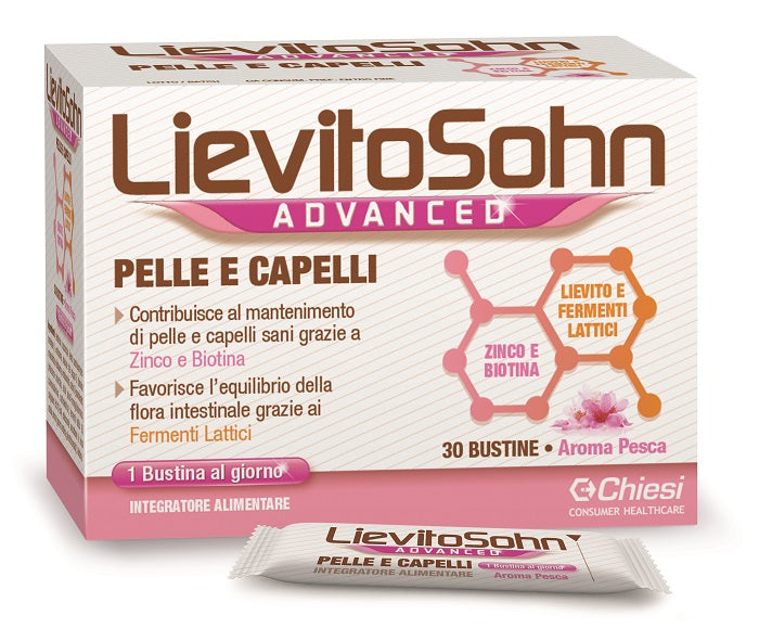 LIEVITOSOHN ADVANCED 30 BUSTINE AROMA PASSION FRUIT CON ZUCCHERO CON EDULCORANTI SENZA GLUTINE