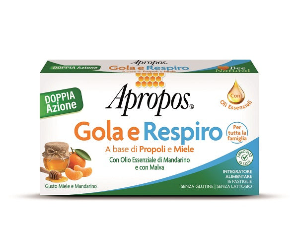 APROPOS GOLA RESPIRO 16 PASTIGLIE