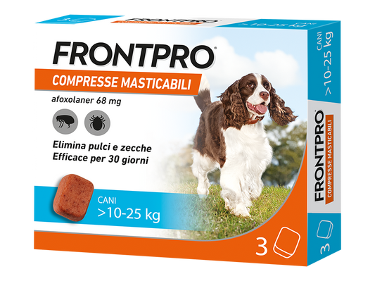 FRONTPRO*3CPR 10-25KG 68MG