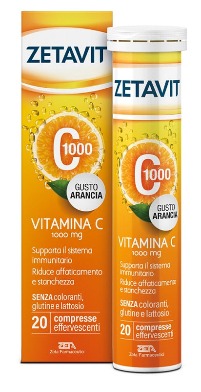 ZETAVIT C1000 20 COMPRESSE EFFERVESCENTI