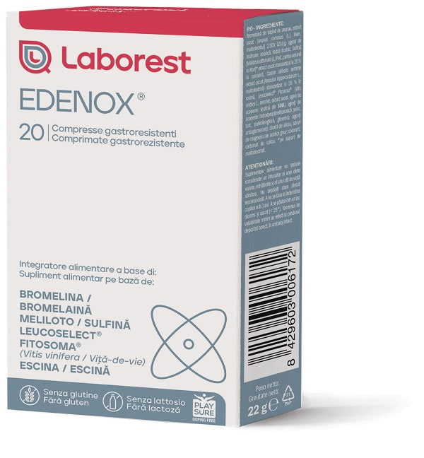EDENOX 20 COMPRESSE GASTRORESISTENTI SENZA GLUTINE SENZA LATTOSIO