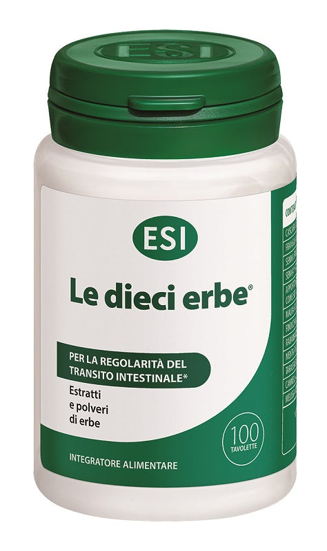 ESI LE DIECI ERBE 100 TAVOLETTE