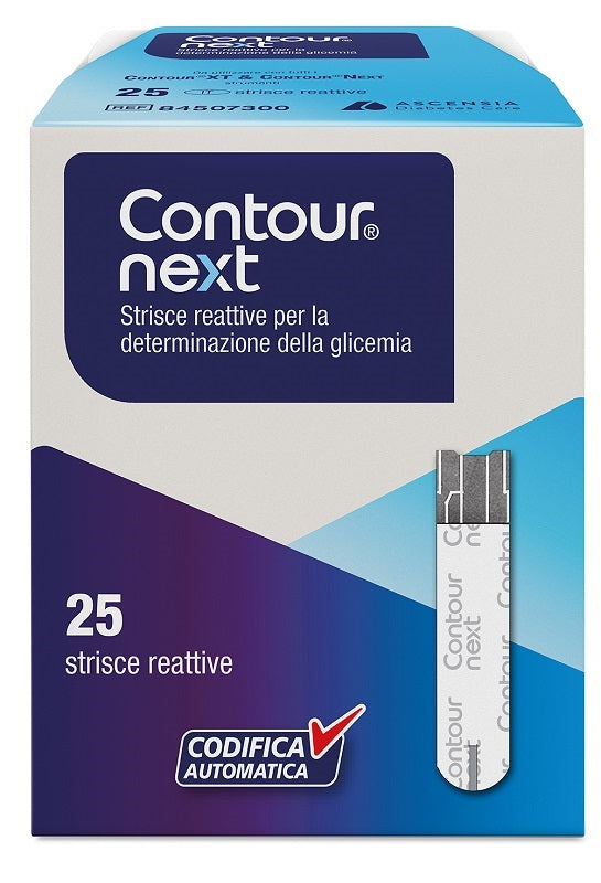 STRISCE MISURAZIONE GLICEMIA CONTOUR NEXT 25 PEZZI