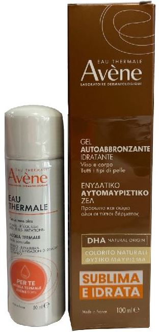 AVENE SOL KIT AUTOABBRONZANTE 100 ML + SPRAY ACQUA TERMALE 50 ML