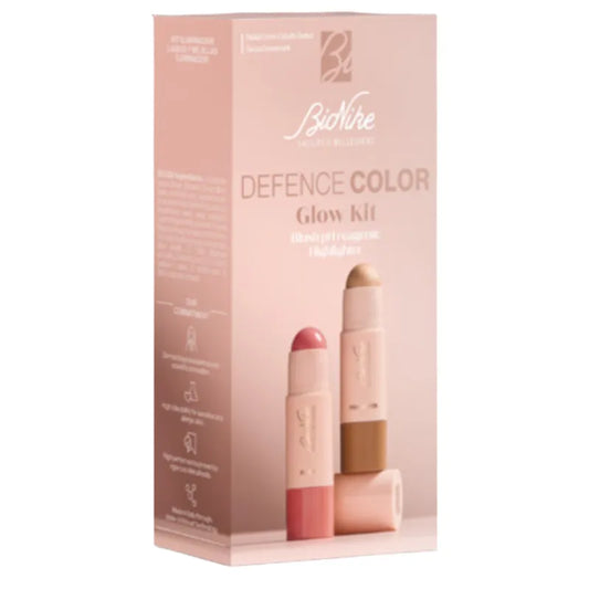 DEFENCE COLOR GLOW KIT ILLUMINANTE 7 ML + LIP&CHEEK BLUSH 5 ML