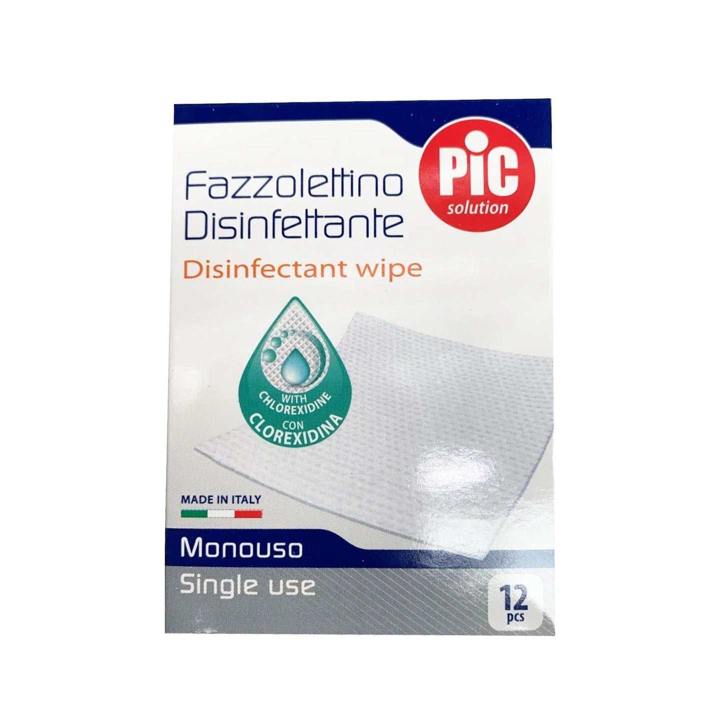 PIC SOLUTION FAZZOLETTINI DISINFETTANTI 12 PEZZI